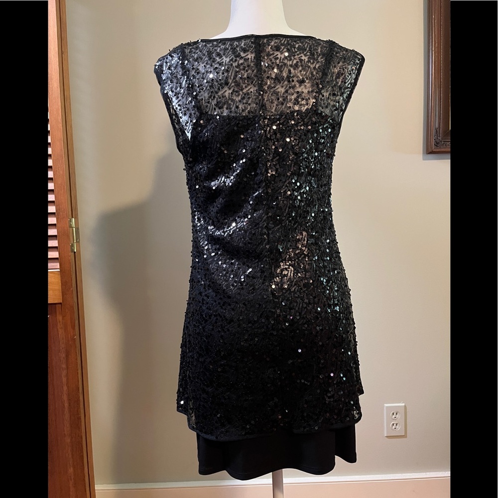 Laundry by Design Black Sequin Dress - Picture 4 of 8